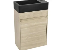Differnz Waschtischunterschrank HURA L BxHxT 39,5 x 52 x 21,5 cm Frontfarbe eiche