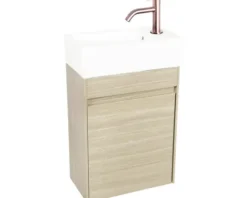 Differnz Waschtischunterschrank HURA L BxHxT 39,5 x 52 x 21,5 cm Frontfarbe eiche