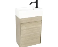 Differnz Waschtischunterschrank HURA L BxHxT 39,5 x 52 x 21,5 cm Frontfarbe eiche
