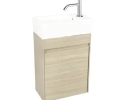 Differnz Waschtischunterschrank HURA L BxHxT 39,5 x 52 x 21,5 cm Frontfarbe eiche