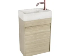 Differnz Waschtischunterschrank HURA L BxHxT 39,5 x 52 x 21,5 cm Frontfarbe eiche