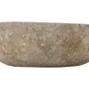 Differnz Aufsatzwaschbecken aus Naturstein Lombok 35 x 35 cm grau matt 36.102.52