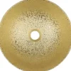 Differnz Aufsatzwaschbecken Bright 36 x 36 cm Keramik gold 38.009.29