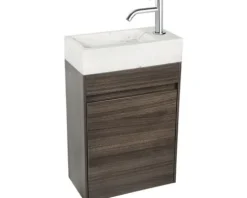 Differnz Handwaschbecken Hura L 40 x 22 cm Marmor weiß