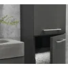 Differnz Hochschrank Somero BxHxT 30 x 150 x 25 cm anthrazit links/rechts montierbar