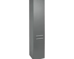 Differnz Hochschrank Somero BxHxT 30 x 150 x 25 cm anthrazit links/rechts montierbar