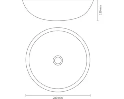 Differnz Waschtisch-Set HURA L Waschbecken 28 cm Beton und Ablage 40 cm in Eiche 38.006.18