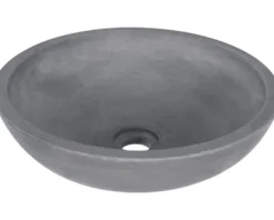 Differnz Waschtisch-Set HURA L Waschbecken 28 cm Beton und Ablage 40 cm in Eiche 38.006.18
