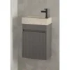 Differnz Waschtischunterschrank HURA L BxHxT 39,5 x 52 x 21,5 cm Frontfarbe grau matt 38.006.31
