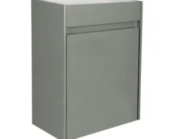 Differnz Waschtischunterschrank HURA L BxHxT 40 x 52 x 21,5 cm Frontfarbe grün Türanschlag links oder rechts