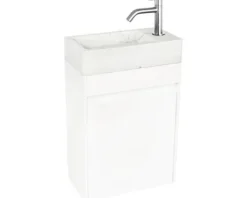 Differnz Waschtischunterschrank HURA L BxHxT 39,5 x 52 x 21,5 cm Frontfarbe weiß