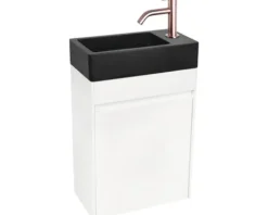 Differnz Waschtischunterschrank HURA L BxHxT 39,5 x 52 x 21,5 cm Frontfarbe weiß