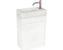 Differnz Waschtischunterschrank HURA L BxHxT 39,5 x 52 x 21,5 cm Frontfarbe weiß