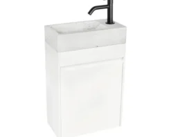 Differnz Waschtischunterschrank HURA L BxHxT 39,5 x 52 x 21,5 cm Frontfarbe weiß