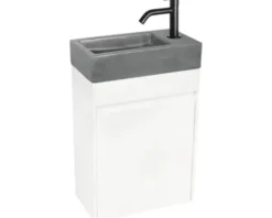 Differnz Waschtischunterschrank HURA L BxHxT 39,5 x 52 x 21,5 cm Frontfarbe weiß