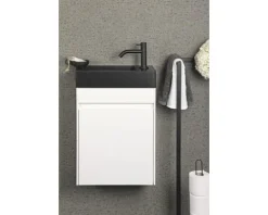 Differnz Waschtischunterschrank HURA L BxHxT 39,5 x 52 x 21,5 cm Frontfarbe weiß