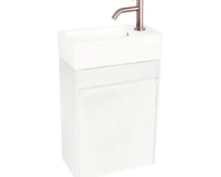 Differnz Waschtischunterschrank HURA L BxHxT 39,5 x 52 x 21,5 cm Frontfarbe weiß