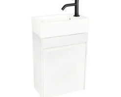 Differnz Waschtischunterschrank HURA L BxHxT 39,5 x 52 x 21,5 cm Frontfarbe weiß