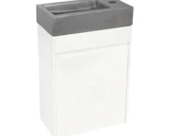Differnz Waschtischunterschrank HURA L BxHxT 39,5 x 52 x 21,5 cm Frontfarbe weiß