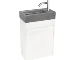 Differnz Waschtischunterschrank HURA L BxHxT 39,5 x 52 x 21,5 cm Frontfarbe weiß