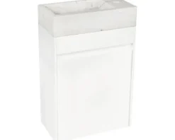 Differnz Waschtischunterschrank HURA L BxHxT 39,5 x 52 x 21,5 cm Frontfarbe weiß
