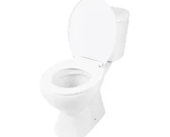 Differnz WC-Kombination Set WC Tiefspüler mit Spülrand weiß glänzend mit WC-Sitz 38.500.01