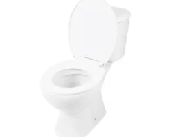 Differnz WC-Kombination Set WC Tiefspüler mit Spülrand weiß glänzend mit WC-Sitz 38.500.02