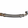 DN25 DVGW Panzerschlauch m. Edelstahlumflechtung 1 AG x 1 ÜM Bogen 800 mm