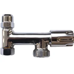Doppeleckventil Comfortgriff 3/8x10 mmx3/4x53mm