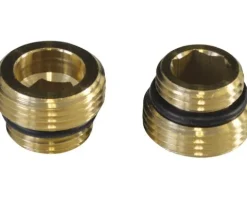 Doppelnippel für Hahnblock 1/2" x 3/4"