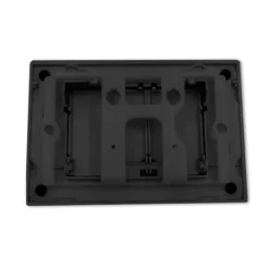 Drückerplatte Schwarz Matt Kompatibel zu Geberit Duofix Sigma / Delta 2 Mengenspülung