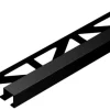 DURAL Abschlussprofil Squareline schwarz 250 x 11 mm