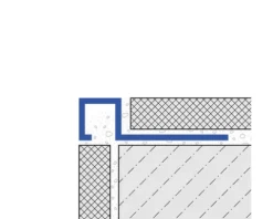 DURAL Abschlussprofil Squareline schwarz 250 x 11 mm