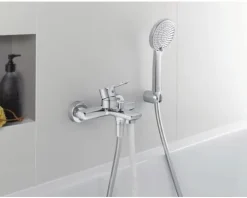 DURAVIT Einhebel Badewannenarmatur D-CODE chrom glänzend DC5230001010