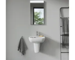 DURAVIT Handwaschbecken D-Code 45 x 34 cm weiß glänzend 705450000