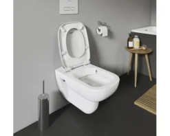 DURAVIT Wand-WC D-Code Tiefspüler offener Spülrand weiß glänzend ohne WC-Sitz 2570090000