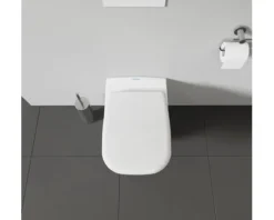 DURAVIT Wand-WC D-Code Tiefspüler offener Spülrand weiß glänzend ohne WC-Sitz 2570090000