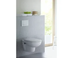 DURAVIT Wand-WC D-Code Tiefspüler offener Spülrand weiß glänzend ohne WC-Sitz 2570090000
