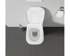 DURAVIT Wand-WC D-Code Tiefspüler offener Spülrand weiß glänzend ohne WC-Sitz 2570090000