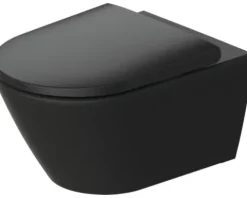 DURAVIT Wand-WC D-Neo Tiefspüler offener Spülrand anthrazit matt außen / anthrazit glänzend innen ohne WC-Sitz 2577098900
