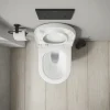 DURAVIT Wand-WC Set D-Code Tiefspüler spülrandlos weiß glänzend mit WC-Sitz mit Absenkautomatik und leicht abnehmbar 49030900B2