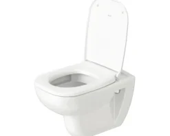 DURAVIT Wand-WC Set DuraHome Tiefspüler offener Spülrand weiß glänzend mit WC-Sitz 45960900A1
