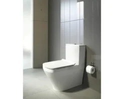 DURAVIT WC für WC-Kombination DuraStyle Tiefspüler mit Spülrand weiß glänzend ohne WC-Sitz und Spülkasten 2155090000