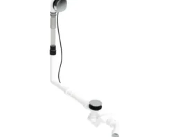 DURAVIT Ab-und Überlaufgarnitur für Badewanne 1 1/2 Zoll x 50 mm chrom glänzend 792206000001000