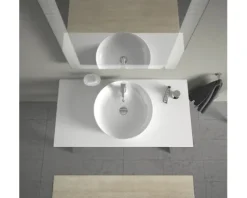 DURAVIT Aufsatzwaschbecken Cape Cod 48 x 48 cm weiß glänzend 2328480000