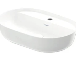DURAVIT Aufsatzwaschbecken Luv 60 x 40 cm weiß glänzend mit nicht verschließbarem Ablaufventil 0380600000