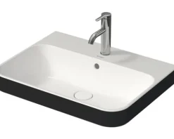 DURAVIT Aufsatzwaschbecken 60 x 46 cm Happy D.2 Plus Anthrazit/weiß 2360606100