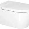 DURAVIT Dusch-WC SensoWash Starck f Pro Tiefspüler offener Spülrand weiß glänzend mit WC-Sitz 650002012004300