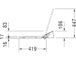 DURAVIT Dusch-WC-Sitz SensoWash für DuraStyle weiß mit Absenkautomatik 611200002304300