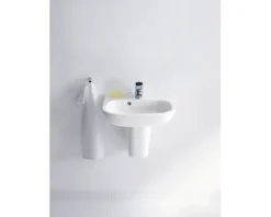 DURAVIT Halbsäule D-Code zu Handwaschbecken weiß 0857170000
